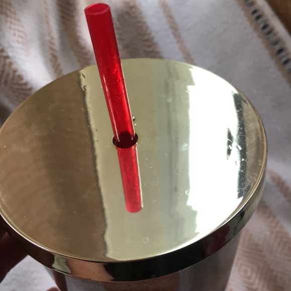 Starbucks 2014 24oz Cold Cup in Glitter Gold - Picture 6 of 6